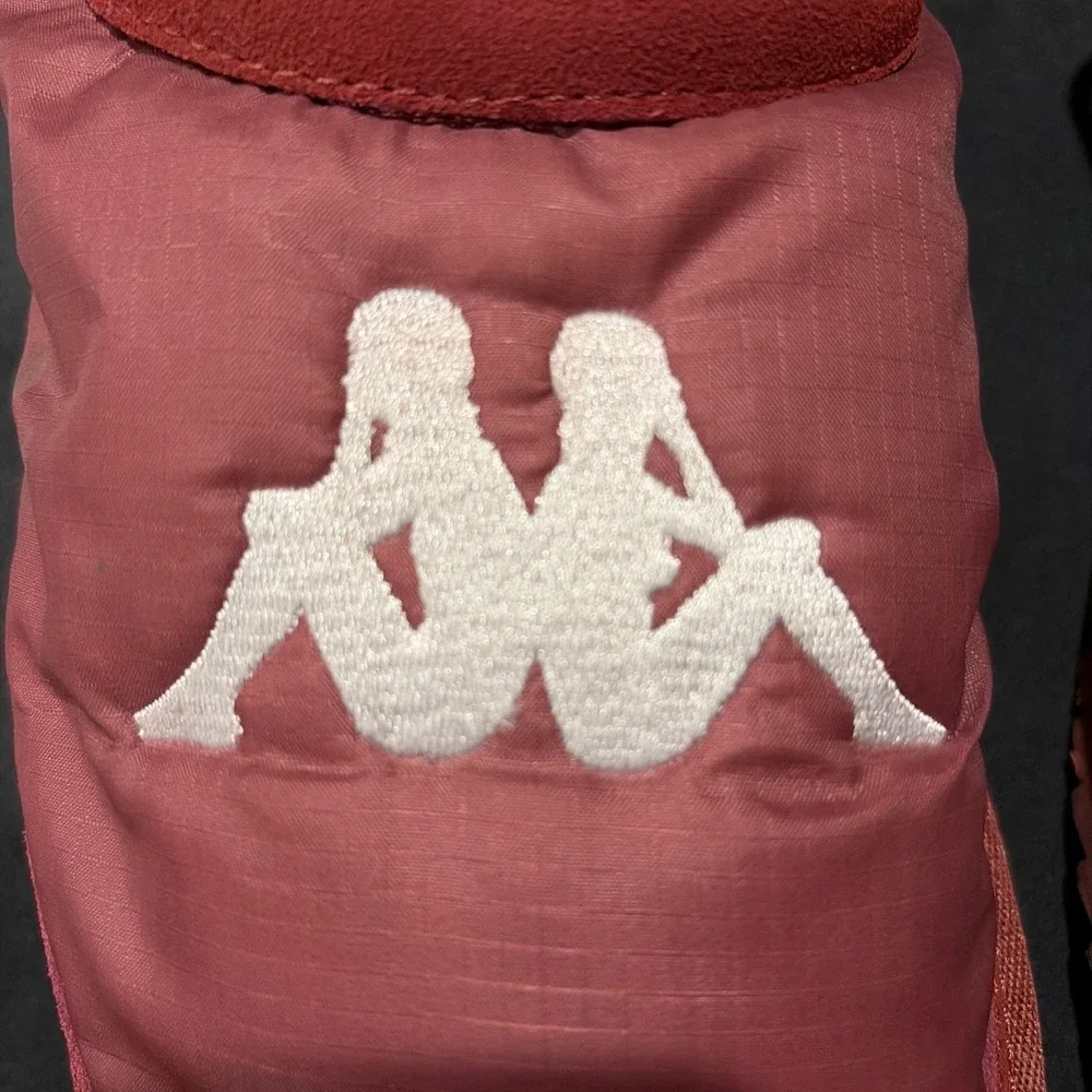 KAPPA Authentic MULE 3 SlipOn Sandals Maroon White Men's Sz 11
